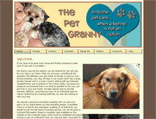 Tablet Screenshot of petgranny.com